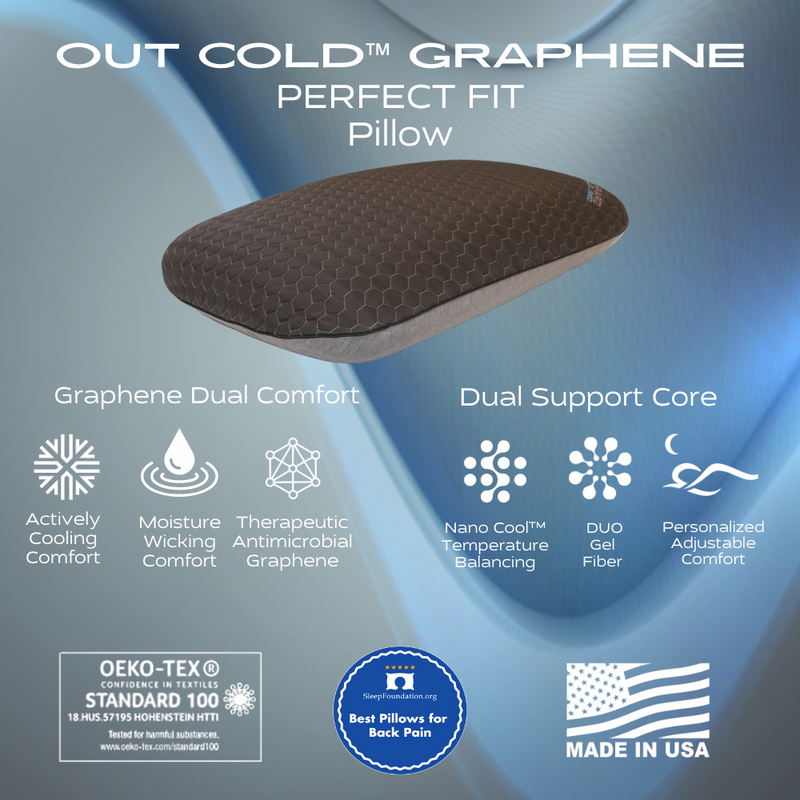 Out Cold™ Graphene  Adjustable Pillow