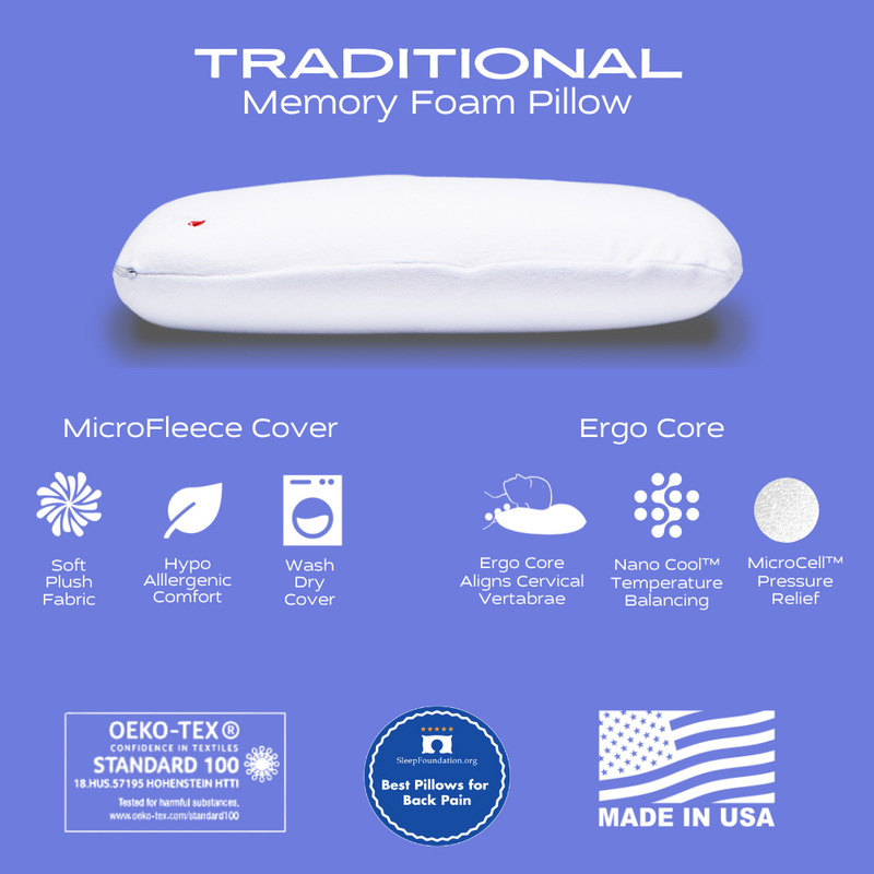 Traditional Memory Foam Pillow